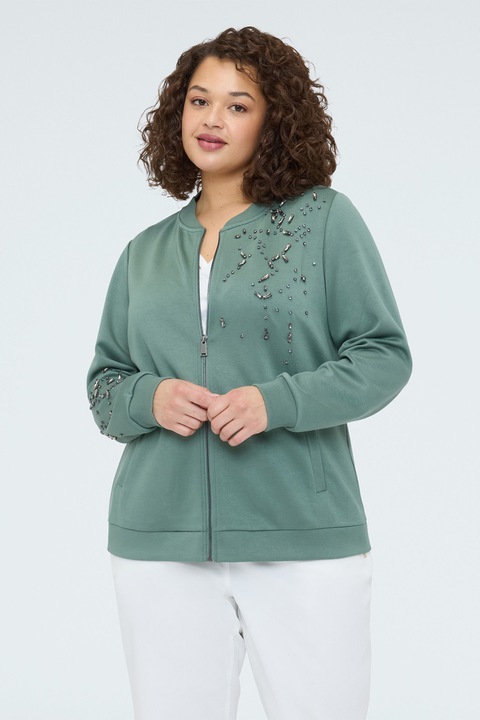 Fiorella Rubino, Jacheta bimber cu strasuri, Verde persan