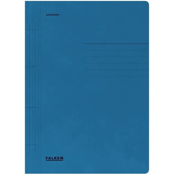Dosar din carton Falken cu sina groasa, 250g/mp, albastru