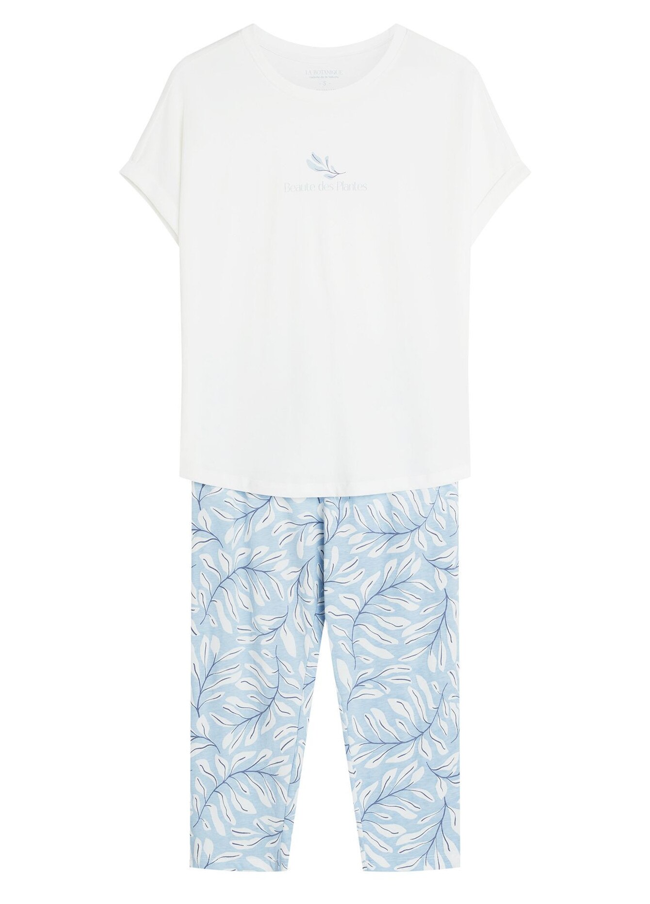 Pijama dama, Alb-albatru deschis, Estes Henderson 2XL - eMAG.ro