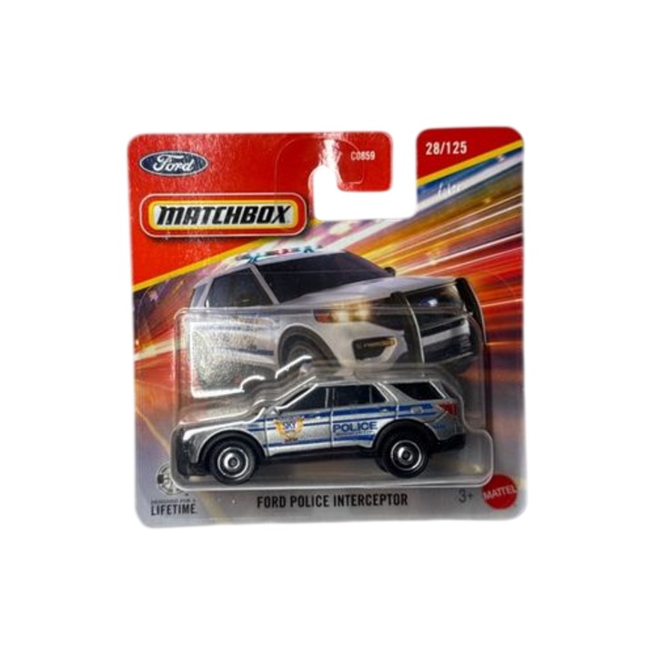 Masinuta Metalica Matchbox Ford Police Interceptor 1:64