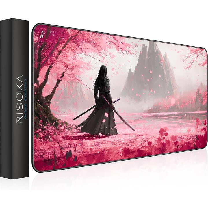 Mousepad Gaming XXL 900x400mm - Margini Cusute, Impermeabil