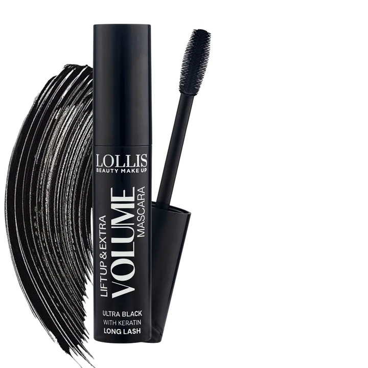 Mascara Lollis Lift & Up Extra Volume, negru intens, volum si alungire