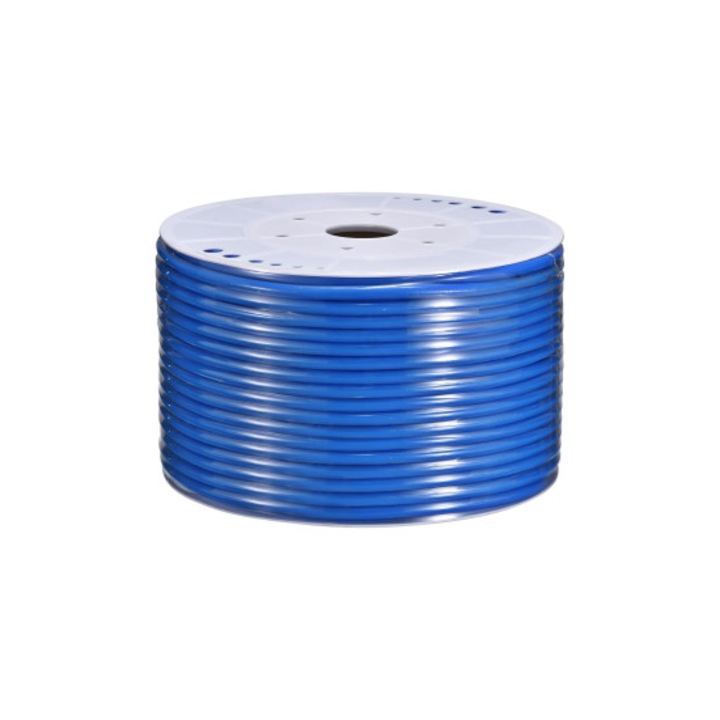 Furtun Pneumatic idealSTORE PU 6x4mm 160m, Albastru, pentru Aer Comprimat Industrial, MIV