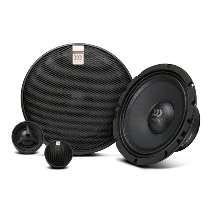 Set Difuzoare Auto Morel, Componente Pe 2 Cai De 16.5Cm (6 1/2″), 90W/180W