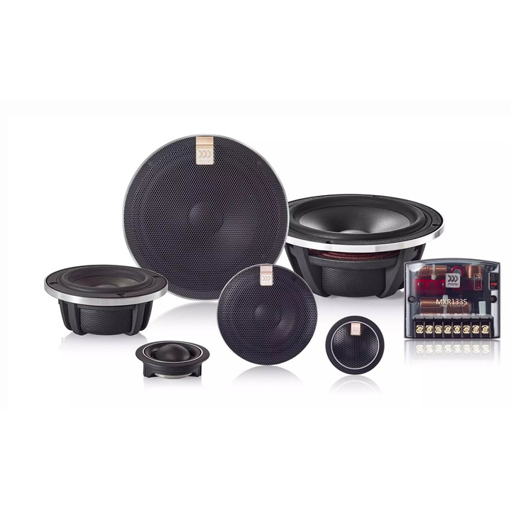 Set Boxe Auto Morel, Componente De 16Cm Pe 3 Cai, Putere 120/300W