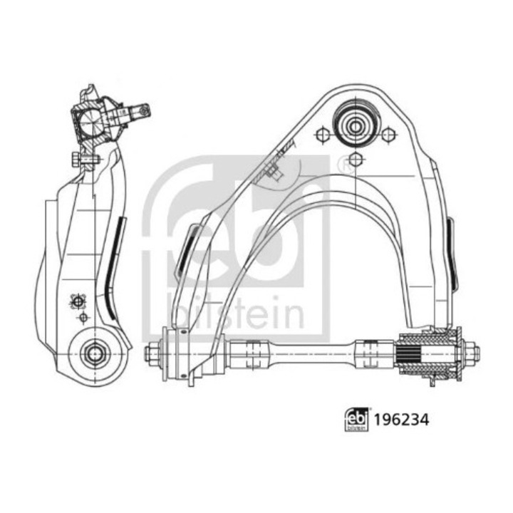 Brat Bascula Axa Fata Dreapta 196234 Ford Everest 1/Ranger/Ranger 2