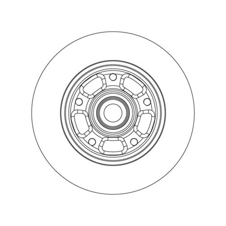 Комплект спирачни дискове Df6549Bs Renault Megane 4