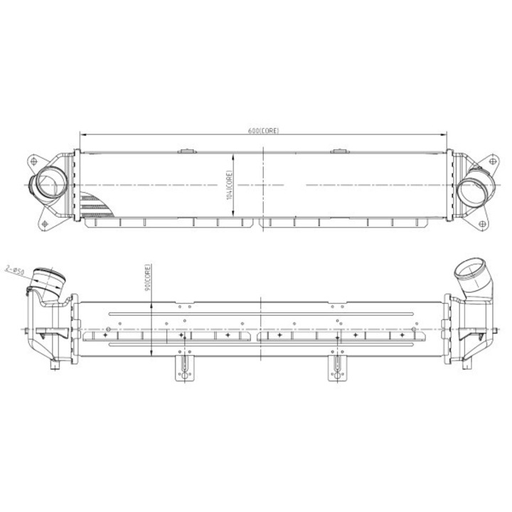 Hűtő Intercooler Turbo 309060 Hyundai Elantra 6/I30/I30 Kombi Kia Ceed/Ceed Sportswagon/Proceed/Xceed