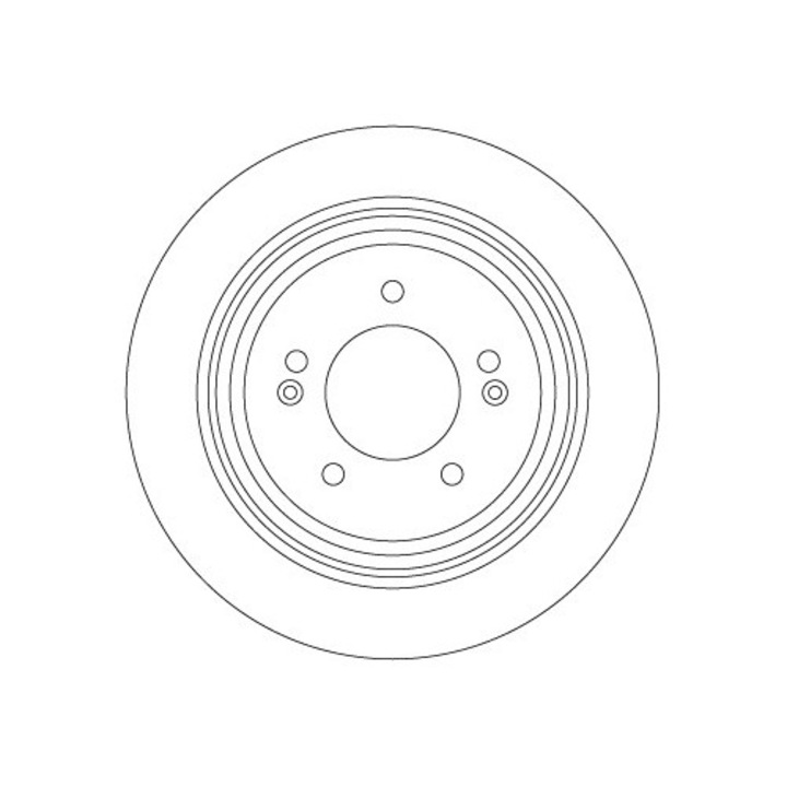 Set Discuri De Frana Df6573 Hyundai Grandeur/Kona Kia Niro 1/Optima/Optima Sportswagon/Soul 3