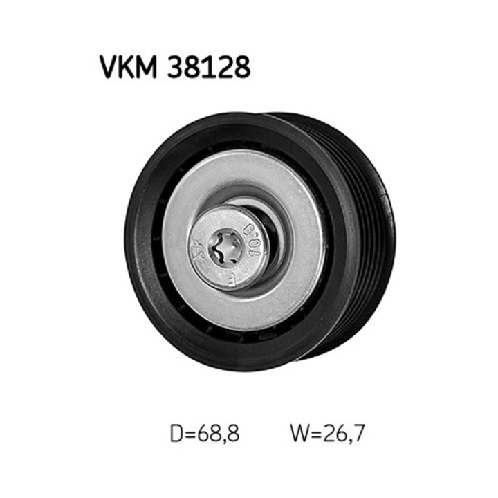 Ролка водеща/обтяжна, пистов ремък VKm38128 Mercedes-Benz Sprinter 3, 5-T/Sprinter 3, 5-T Tourer/Sprinter 3-T/Viano