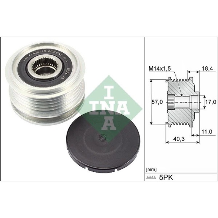 Fulie Alternator 535029510 Hyundai Tucson/I30/I30 Kombi/Ix20 Kia Cee'D/Cee'D Sportswagon/Pro Cee'D