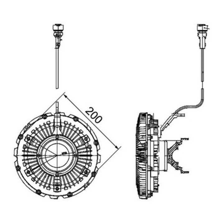 Cupla, Ventilátor Radiátor Cfc100000P Renault Trucks Kerax/Premium 2