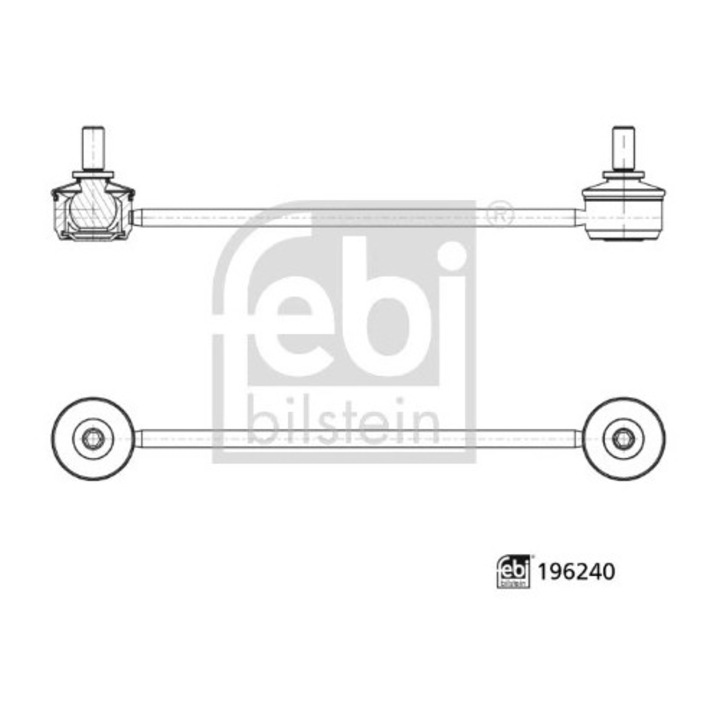 Hátsó Stabilizátor Kar/Bieleta, Jobb Hátsó Tengely 196240 Alfa Romeo Giulia/Stelvio