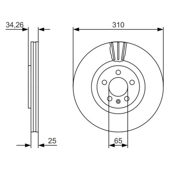 Fékbetét Készlet 0986479642 Audi A1 Seat Ibiza 4 Vw Polo/Polo 5
