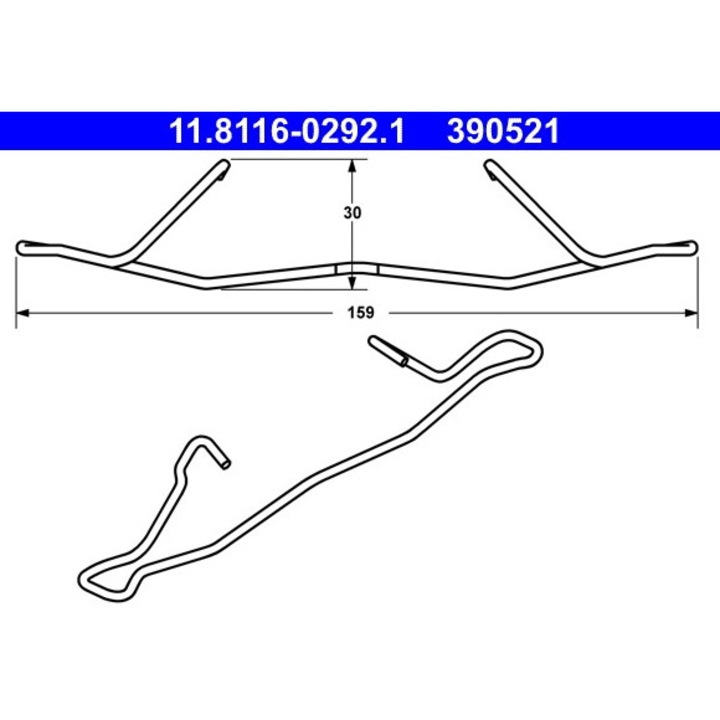 Ív, féknyereg Frana 11.8116-0292.1 Chevrolet Zafira Opel Astra G/Astra G Classic/Astra G Classic Caravan/Astra H/Calibra A