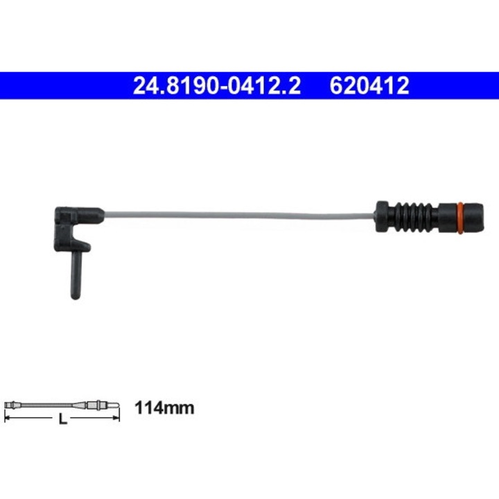 Датчик за предупреждение, износване на накладките 24.8190-0412.2 Mercedes-Benz M-клас