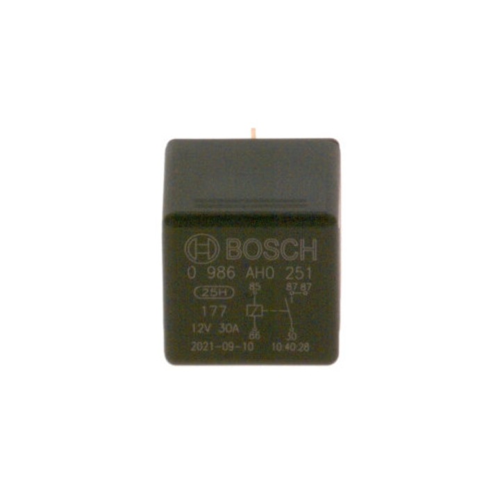 Relé, Tápáram 0986Ah0251 Alfa Romeo 145/146/155/156/Ar 6/Rz/Spider/Sz Autobianchi A 112 Case Ih Maxxum/Puma