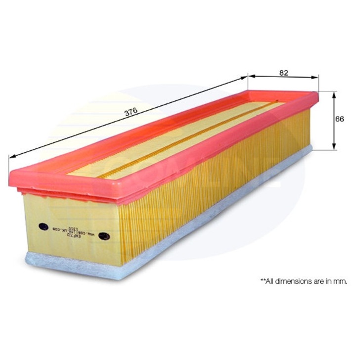 Filtru Aer Eaf722 Dacia Duster/Logan/Logan Pick-Up/Sandero Nissan Almera 2/Kubistar Renault Clio 2/Clio Symbol 1/Kangoo