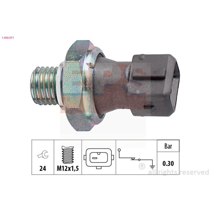 Senzor Presiune Ulei 1.800.071 Bmw 1/2/3/3 Gran Turismo/3 Touring/4/4 Gran/5/5 Gran Turismo/6/6 Gran/7/8/X1/X3/X4/X5/X6