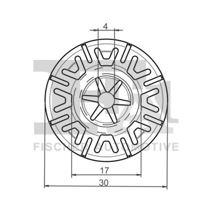 Щипки, Декоративна капачка и защита 11-40113.10 Audi A3 Seat Alhambra Vw Bora/Bora 1/Caddy 3/Fox/Golf 3/Golf 4