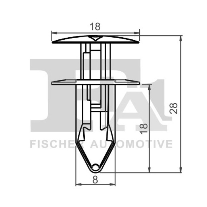 Clips, Acoperire Decorativa Si Protectie 12-20004.25 Dacia Dokker/Duster/Lodgy/Logan 2/Logan Mcv 2/Sandero 2/Sandero 3
