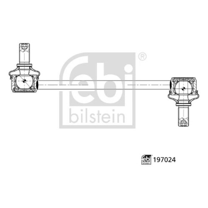 Brat/Bieleta Suspensie, Stabilizator Tengely Elöl Jobb 197024 Daihatsu Xenia Toyota Avanza/Avanza 2