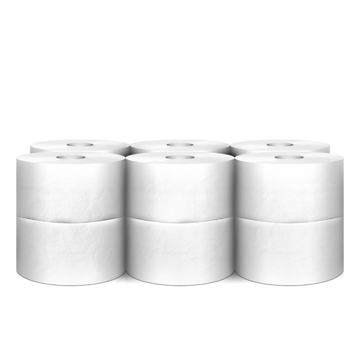 Hartie igienica Esenia Mini Jumbo deink, 2 straturi, 300 grame