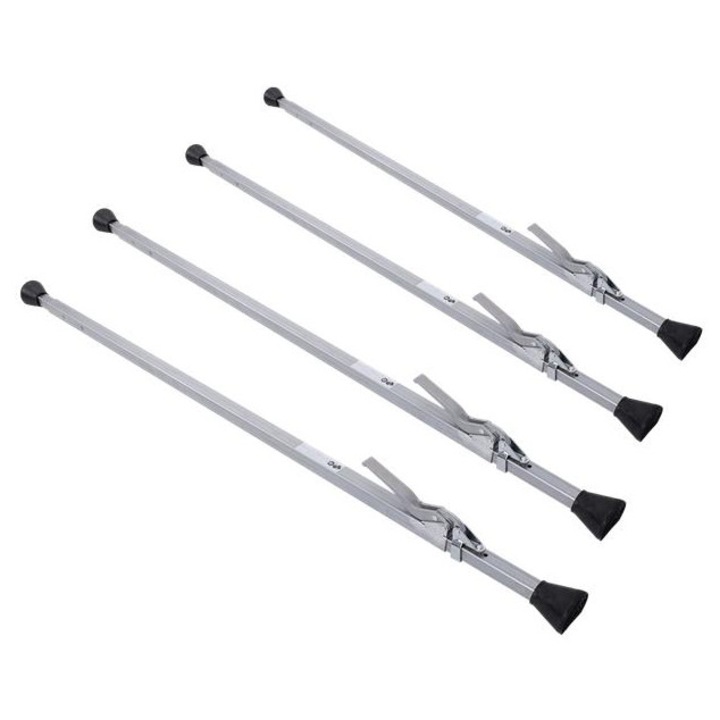 Bare fixare marfa, UNITRAILER, 1880-2852mm, set 4 bucati, profil patrat 35x35mm, otel rezistent, blocare sigura cargo, telescopic