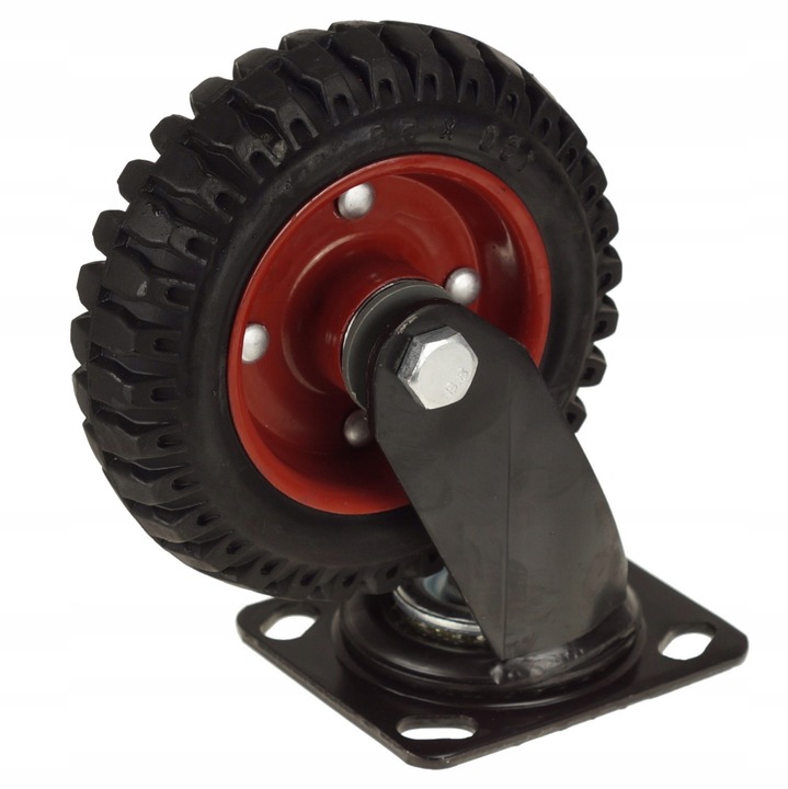 Roata carucior, FEINZ, 160x45mm, pivotanta, 150kg, manevrabilitate usoara, rulment dublu, carcasa sudata, protectie podea