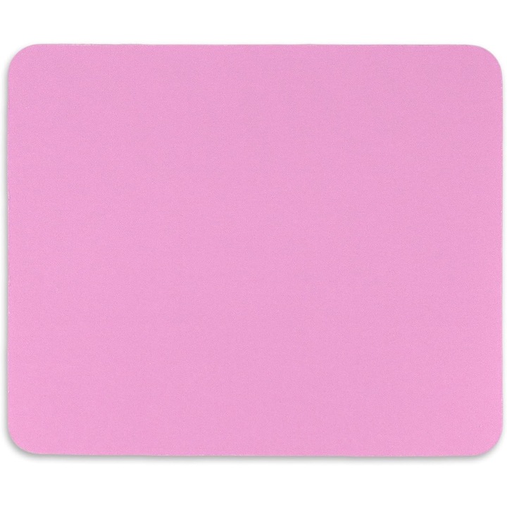 Mouse Pad Mic Mic Roz Deschis 24x20cm, Suprafata Neteda, Anti-Alunecare