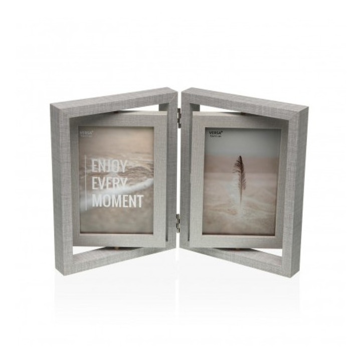 Rame foto clasice, VERSA, portafotos de lemn, 10x15cm