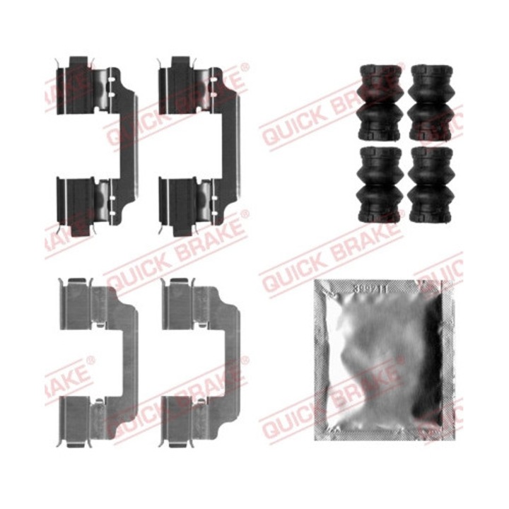 Set Accesorii, Placute Frana 109-1861 Ford B-Max/Fiesta/Fiesta 6/Tourneo Courier B460/Transit Courier B460