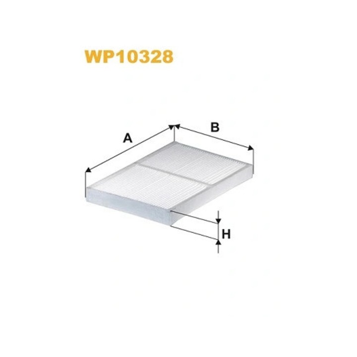 Filtru, Aer Habitaclu Wp10328 Renault Trucks C/K/T Volvo Fh/Fh 2/Fh 3/Fh16 2/Fh16 3/Fm 2/Fm 3/Fmx/Fmx 2/Fmx 3