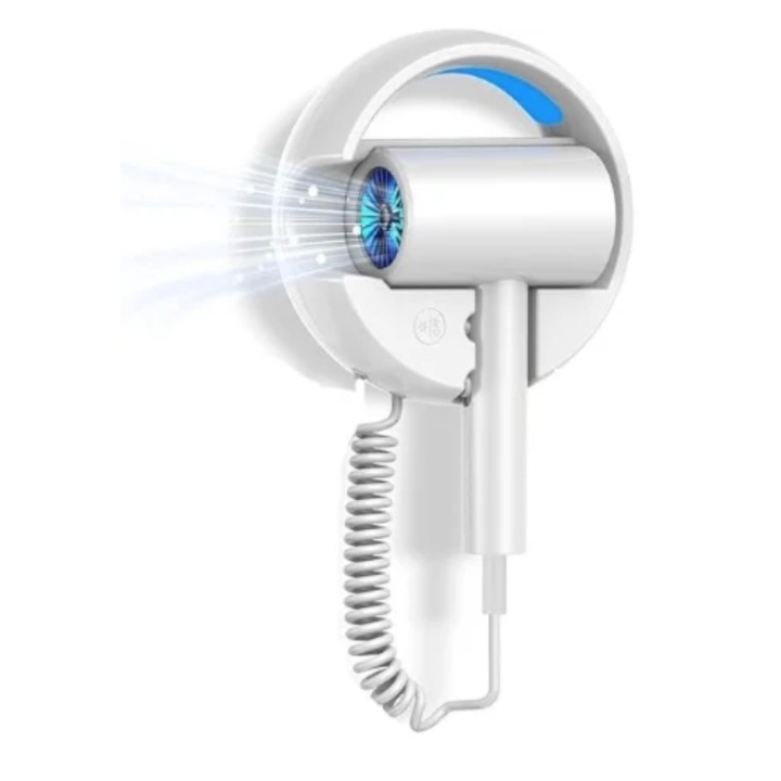 Стенен сешоар, Andowl Q-F002, бял, йонна технология, висока мощност