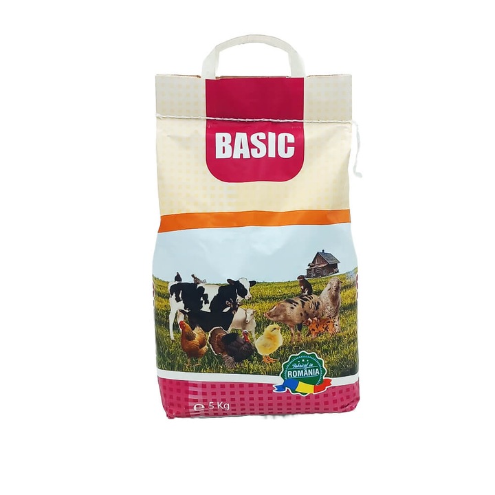Furaj brizurat multispecii (pasari si porci), Basic, 5kg Agromar