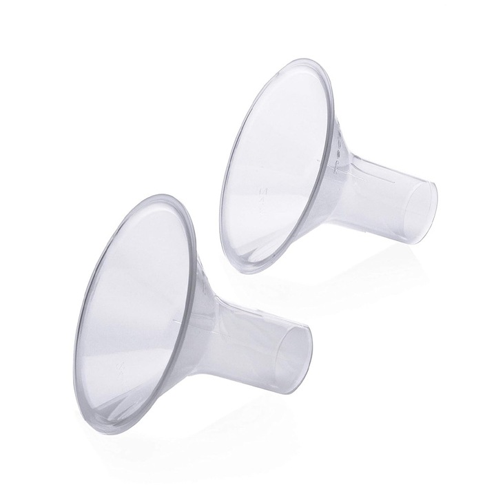 Комплект резервни фунии за помпа Medela PersonalFit 215580923 8865-39, Размер S, 21 мм, 2 броя, Прозрачен