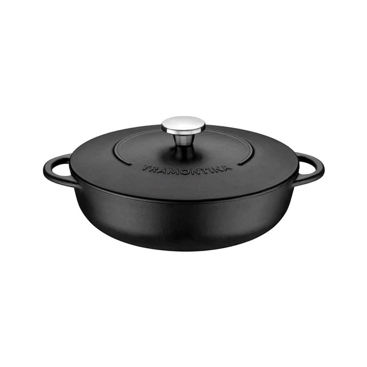 Tigaie caserolă din fontă Tramontina Ø 28 cm