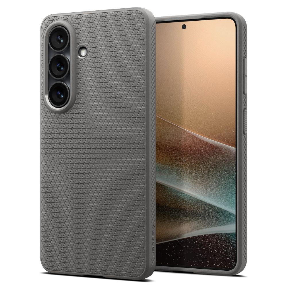 Husa Spigen pentru Samsung Galaxy S26 Plus, Liquid Air, marble gray
