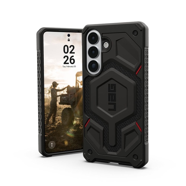 Калъф UAG за Samsung Galaxy S26 Plus, Monarch Pro, Черен