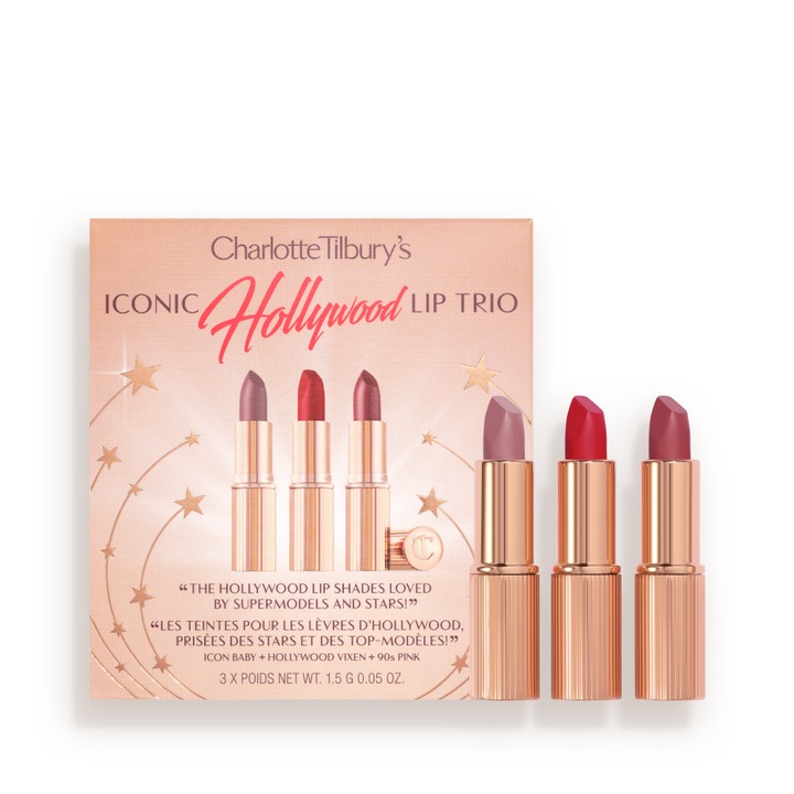 Комплект червила Charlotte Tilbury Iconic Hollywood