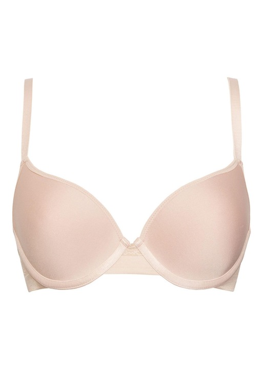 Női melltartó, merevítővel, kosarakkal, wqfwqfwq, Bézs