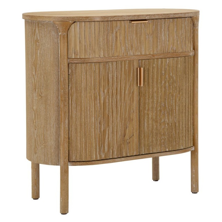 Comoda Mauro Ferretti Goteborg, 81x46x82cm, compartiment inchis, sertar superior