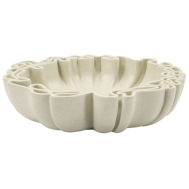 Tava servire Mauro Ferretti, 40,5x38,5x9,5, design organic, sculptural