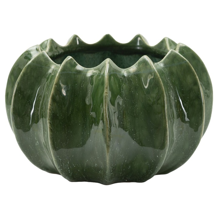 Ghiveci decorativ Mauro Ferretti, efect cactus, 22x13,5cm