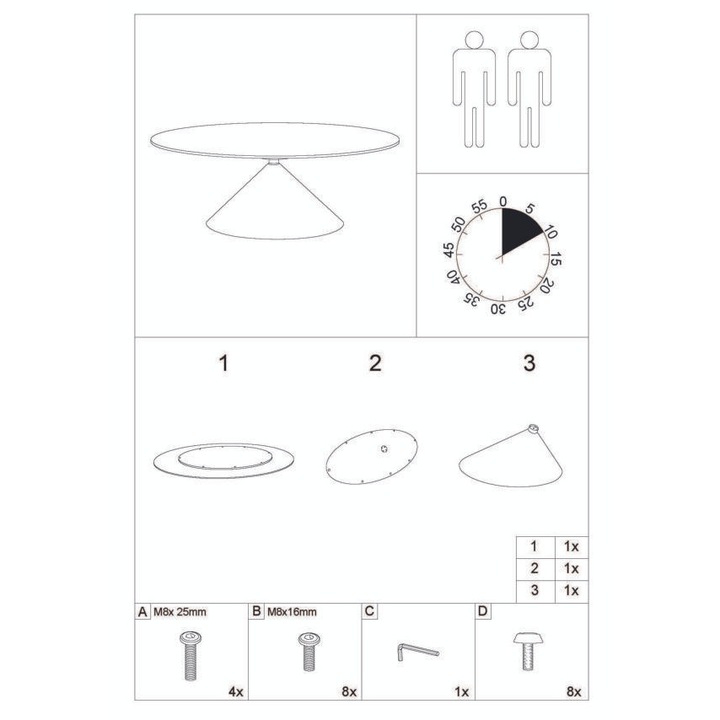 Masa de dining Mauro Ferretti, design futurist, baza sculpturala, efect marmura, 180x90x76cm