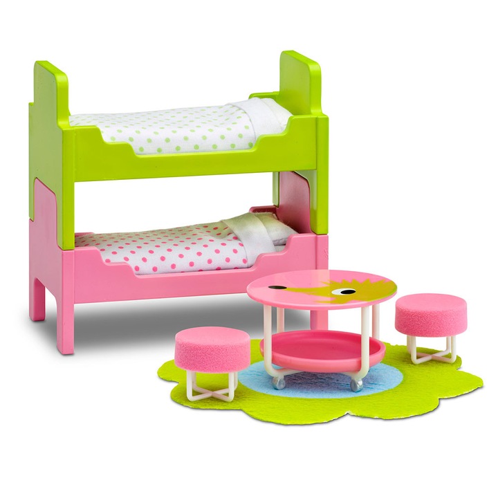 Lundby Babaház Gyermekszoba Bútor Szett Gyermekjáték