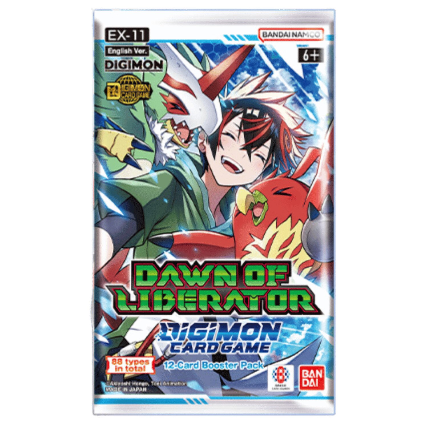 Digimon Card Game EX11 Dawn of Liberator Booster Pack EN (12 carti