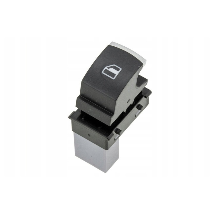 Ablakkapcsoló gomb, VW, Golf 5 6, Passat B6, Touran, Caddy, króm