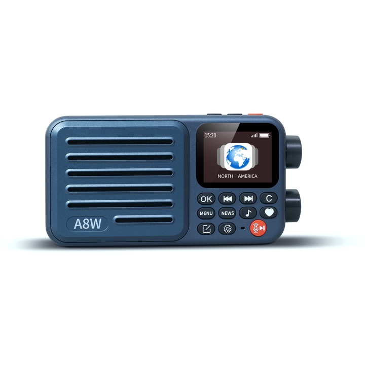 Интелигентен преносим радиоприемник Choyong A8W WIFI/4G с FM, Micro-SD карта, всички световни радиостанции, за дома с WiFi, цифрово радио, радио choyoung