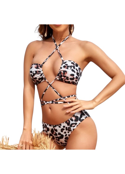 Női kétrészes fürdőruha Azure Muse, barna, XS INTL